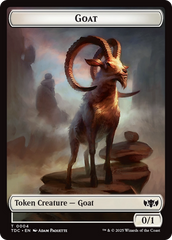 Goat // Timeless Witness Double-Sided Token [Tarkir: Dragonstorm Commander Tokens] | Galactic Gamez