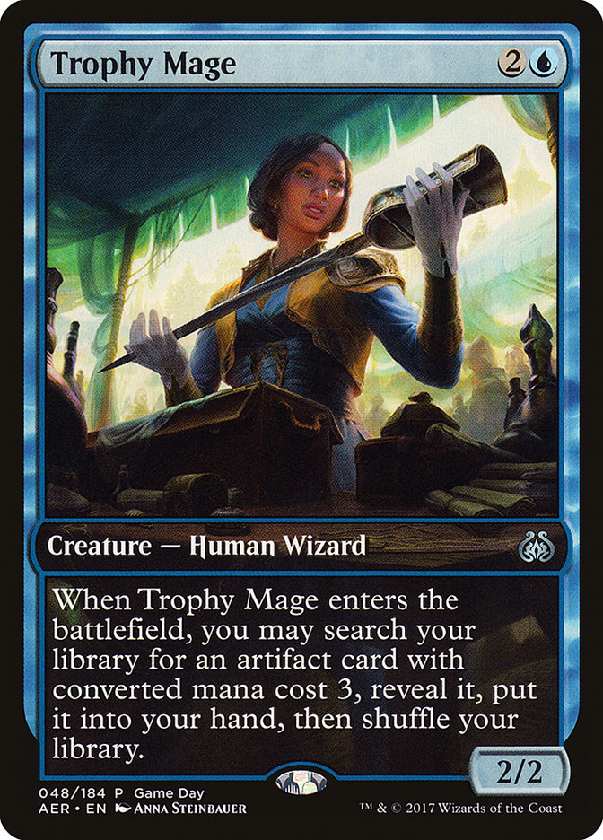 Trophy Mage (Game Day) [Aether Revolt Promos] | Galactic Gamez