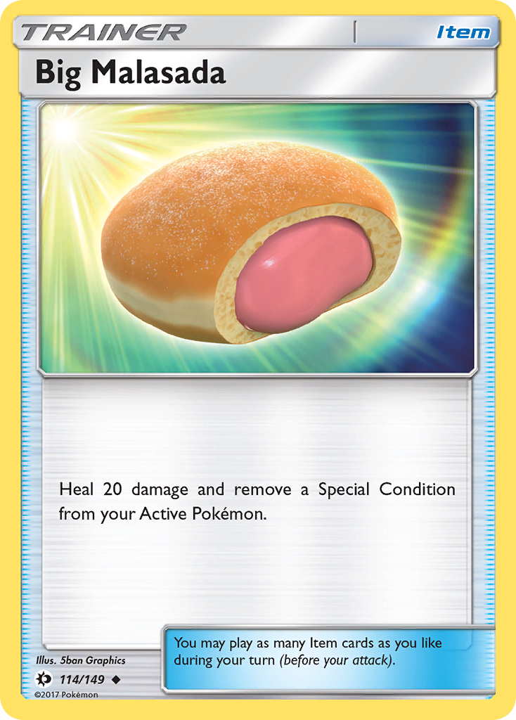 Big Malasada (114/149) [Sun & Moon: Base Set] | Galactic Gamez