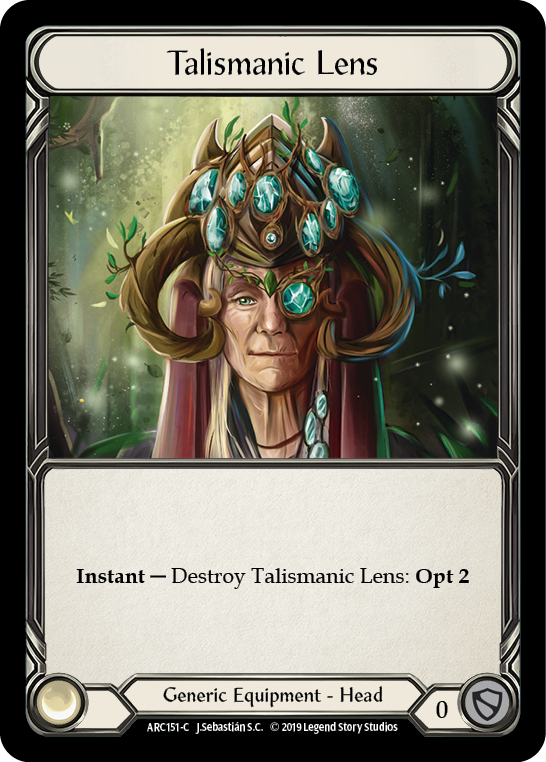 Talismanic Lens [ARC151-C] (Arcane Rising)  1st Edition Cold Foil | Galactic Gamez