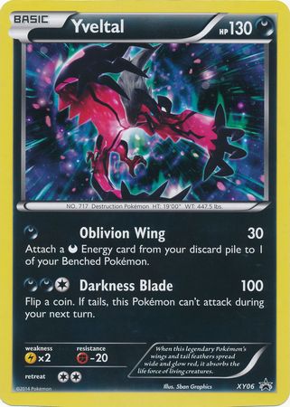 Yveltal (XY06) (Jumbo Card) [XY: Black Star Promos] | Galactic Gamez