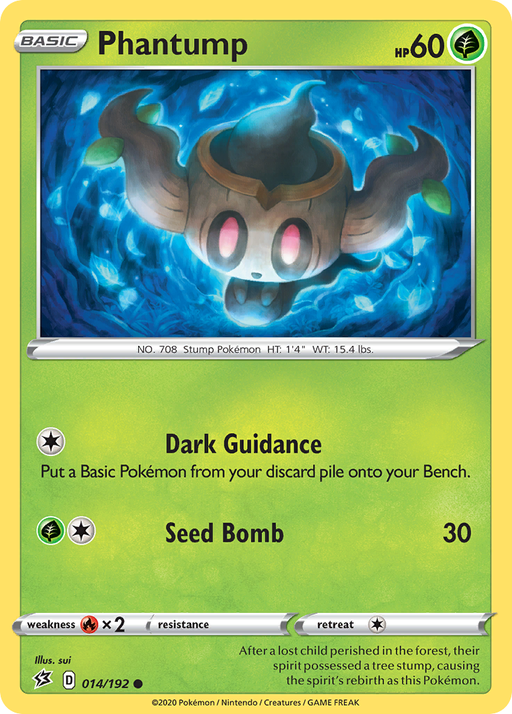 Phantump (014/192) [Sword & Shield: Rebel Clash] | Galactic Gamez