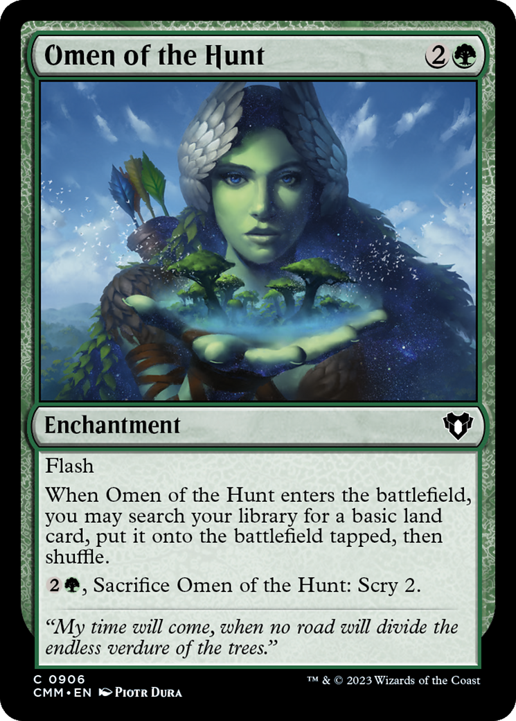 Omen of the Hunt [Commander Masters] | Galactic Gamez