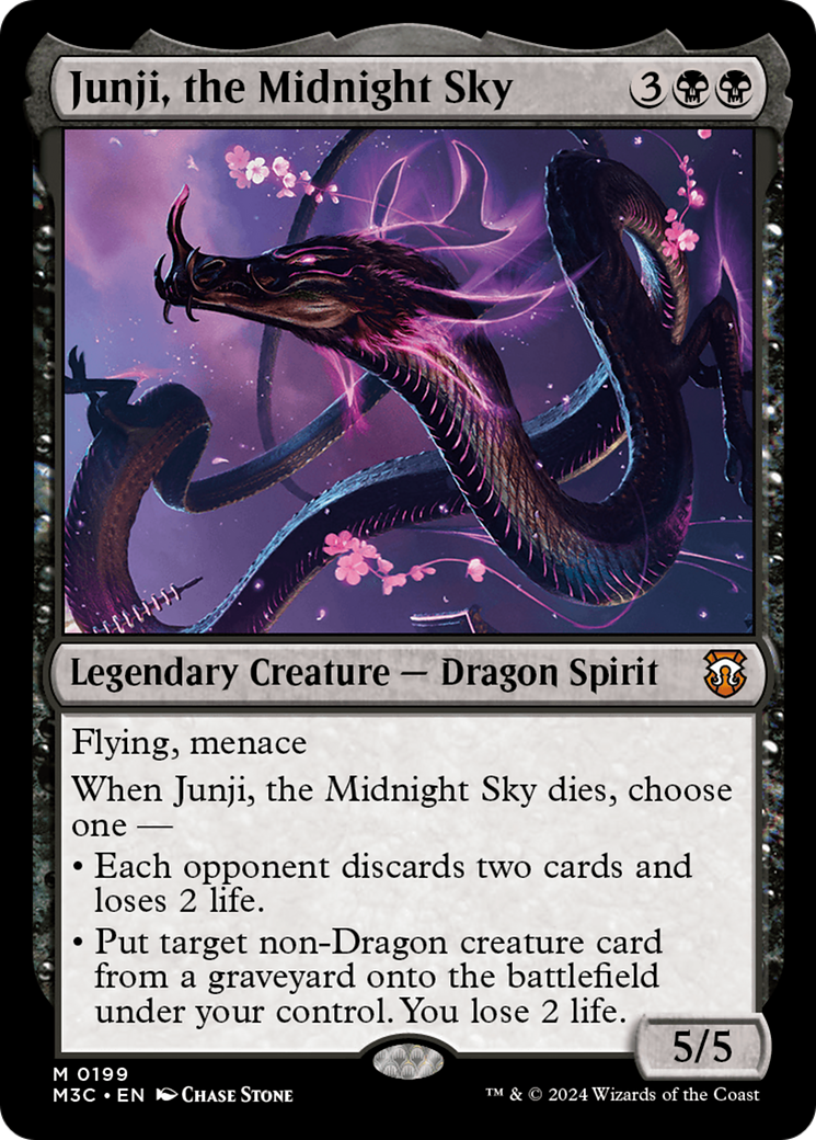 Junji, the Midnight Sky (Ripple Foil) [Modern Horizons 3 Commander] | Galactic Gamez