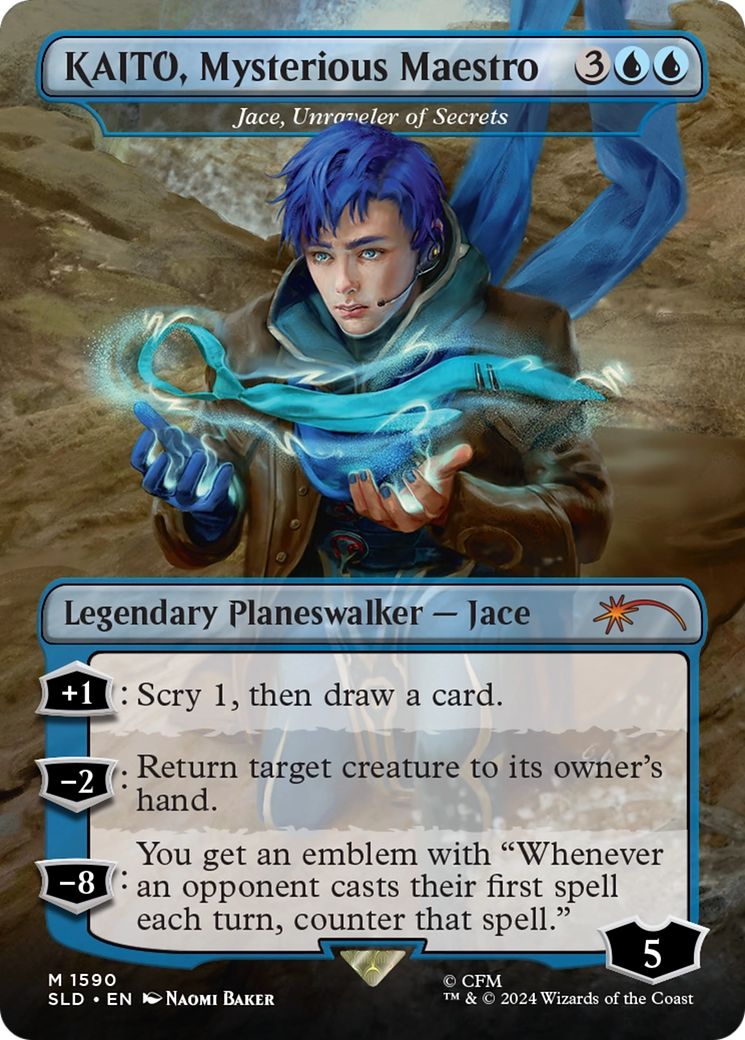 KAITO, Mysterious Maestro - Jace, Unraveler of Secrets [Secret Lair Drop Series] | Galactic Gamez