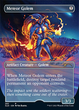 Meteor Golem (Borderless) [Secret Lair Drop Series] | Galactic Gamez