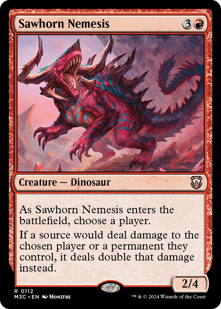 Sawhorn Nemesis [Modern Horizons 3 Commander] | Galactic Gamez