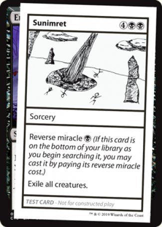 Sunimret (2021 Edition) [Mystery Booster Playtest Cards] | Galactic Gamez