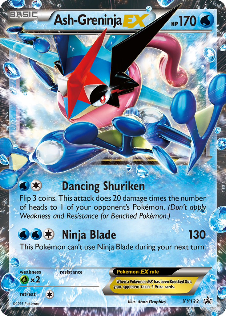 Ash-Greninja EX (XY133) [XY: Black Star Promos] | Galactic Gamez