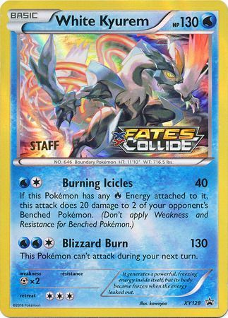 White Kyurem (XY128) (Staff) [XY: Black Star Promos] | Galactic Gamez