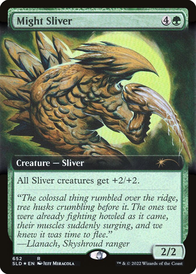 Might Sliver (Extended Art) [Secret Lair Drop Promos] | Galactic Gamez