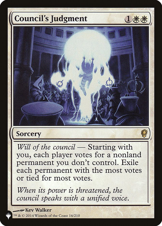 Council's Judgment [The List] | Galactic Gamez