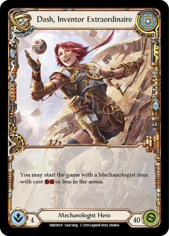 Dash, Inventor Extraordinaire [HER009-P] (Promo)  1st Edition Cold Foil | Galactic Gamez