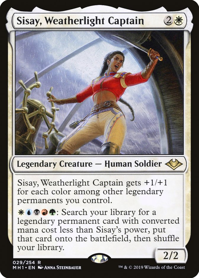 Sisay, Weatherlight Captain [Modern Horizons] | Galactic Gamez