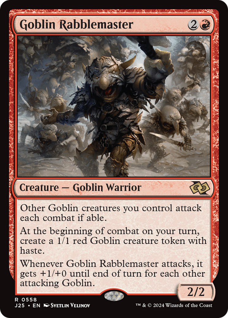 Goblin Rabblemaster [Foundations Jumpstart] | Galactic Gamez