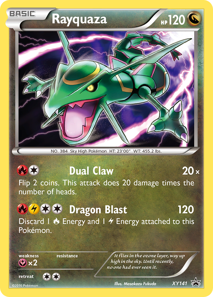 Rayquaza (XY141) [XY: Black Star Promos] | Galactic Gamez