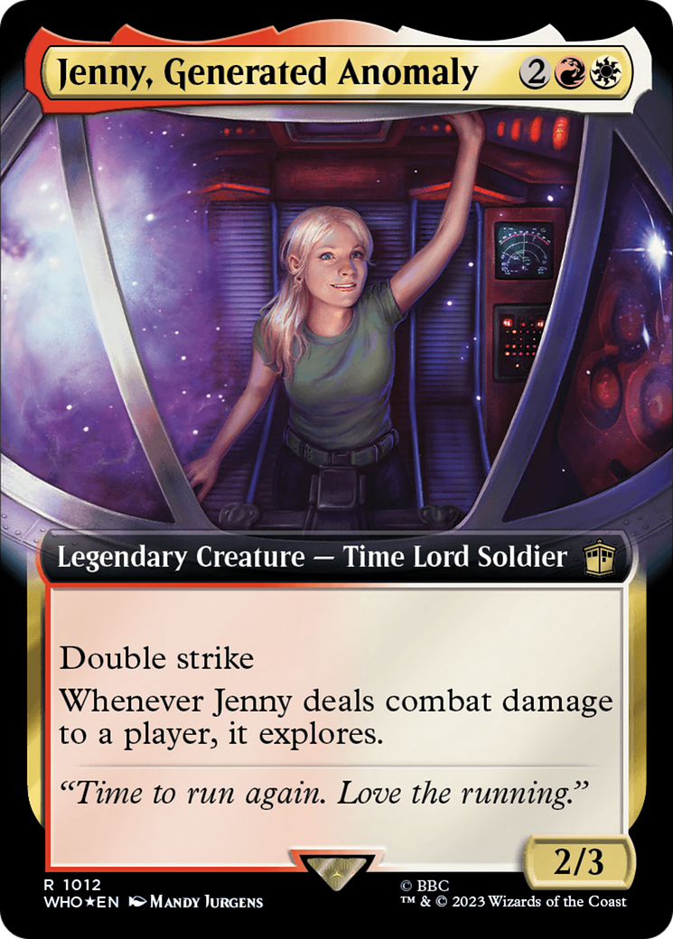 Jenny, Generated Anomaly (Extended Art) (Surge Foil) [Doctor Who] | Galactic Gamez