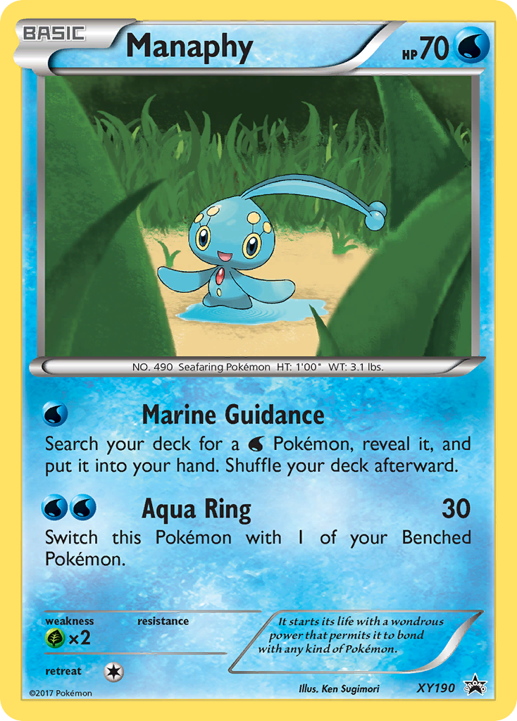 Manaphy (XY190) [XY: Black Star Promos] | Galactic Gamez