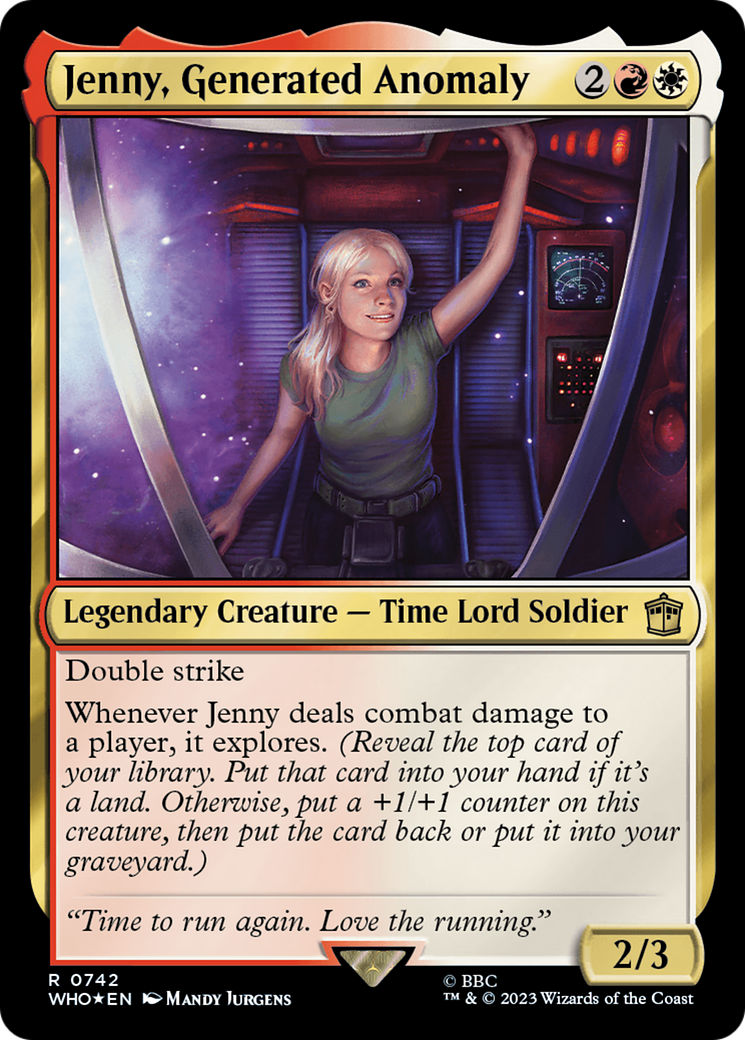 Jenny, Generated Anomaly (Surge Foil) [Doctor Who] | Galactic Gamez