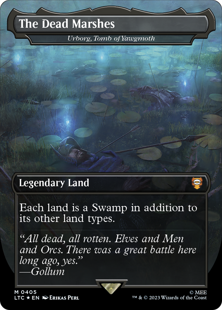 The Dead Marshes - Urborg, Tomb of Yawgmoth (Surge Foil Realms and Relics) [The Lord of the Rings: Tales of Middle-Earth Commander] | Galactic Gamez