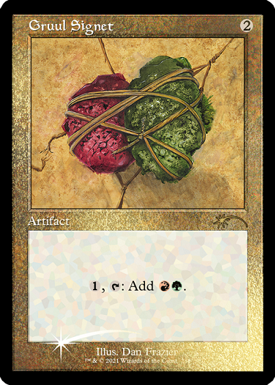 Gruul Signet (Retro) (Foil Etched) [Secret Lair Drop Series] | Galactic Gamez