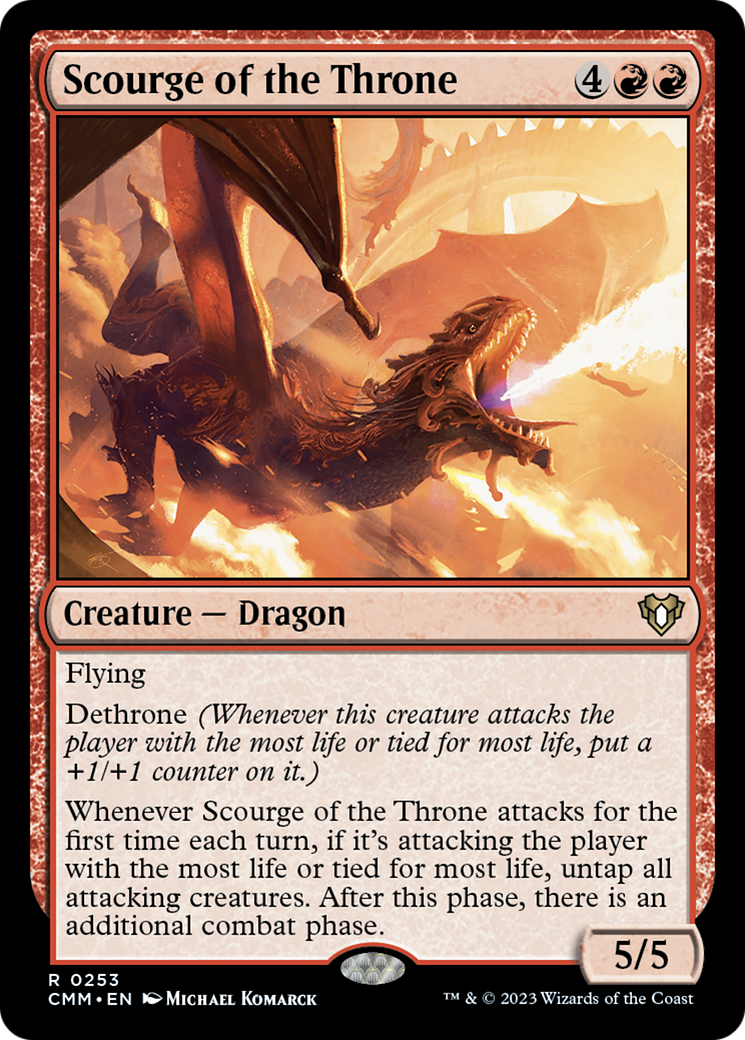 Scourge of the Throne [Commander Masters] | Galactic Gamez