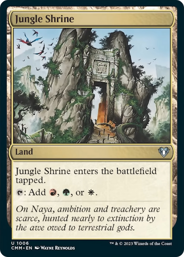 Jungle Shrine [Commander Masters] | Galactic Gamez