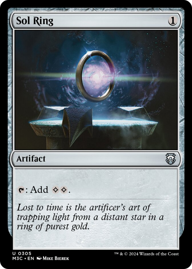Sol Ring (Ripple Foil) [Modern Horizons 3 Commander] | Galactic Gamez