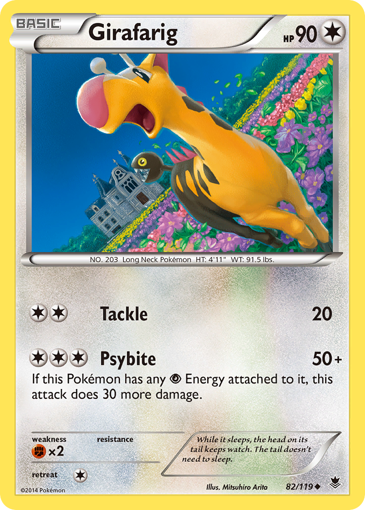 Girafarig (82/119) [XY: Phantom Forces] | Galactic Gamez