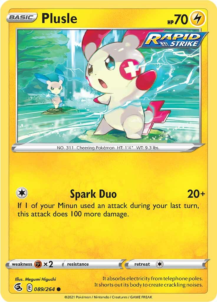 Plusle (089/264) [Sword & Shield: Fusion Strike] | Galactic Gamez