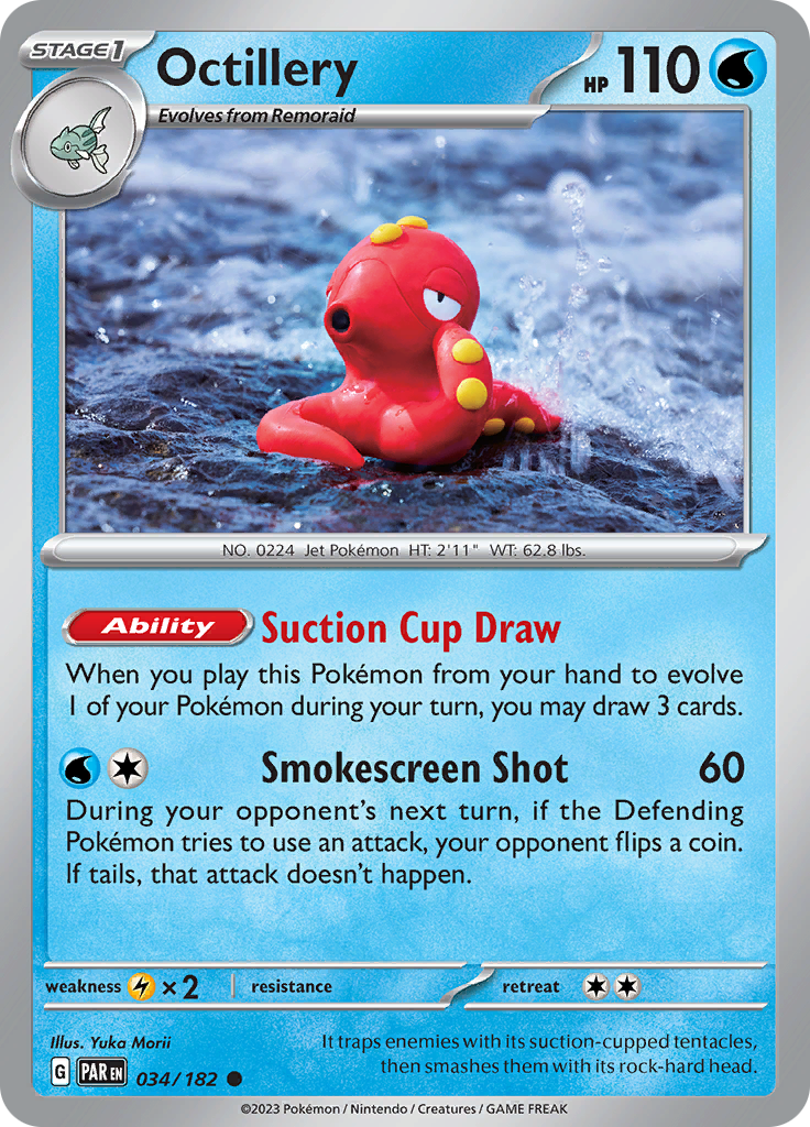 Octillery (034/182) [Scarlet & Violet: Paradox Rift] | Galactic Gamez