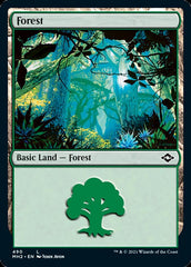 Forest (490) (Foil Etched) [Modern Horizons 2] | Galactic Gamez