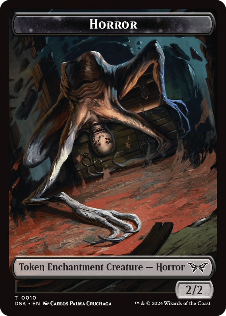 Horror Token [Duskmourn: House of Horror Tokens] | Galactic Gamez