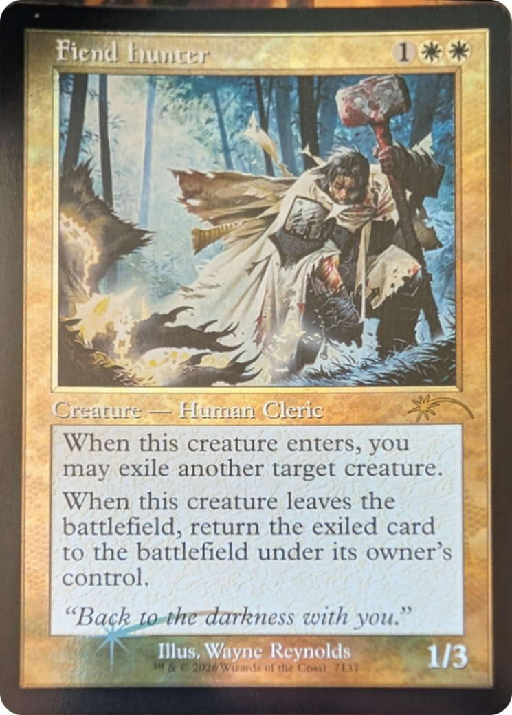 Fiend Hunter (Retro Frame) [Secret Lair Drop Series] | Galactic Gamez