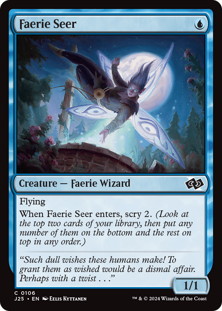 Faerie Seer [Foundations Jumpstart] | Galactic Gamez