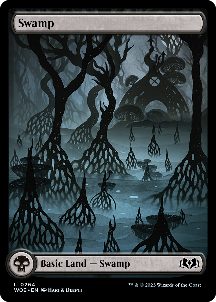 Swamp (264) (Full-Art) [Wilds of Eldraine] | Galactic Gamez