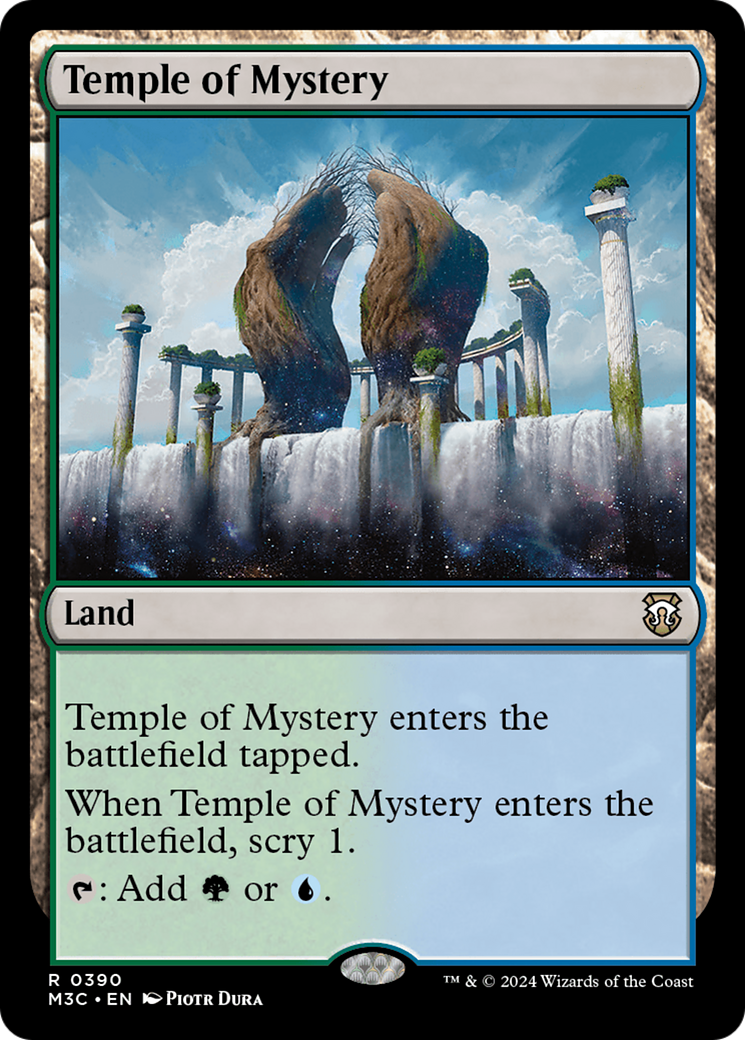 Temple of Mystery (Ripple Foil) [Modern Horizons 3 Commander] | Galactic Gamez