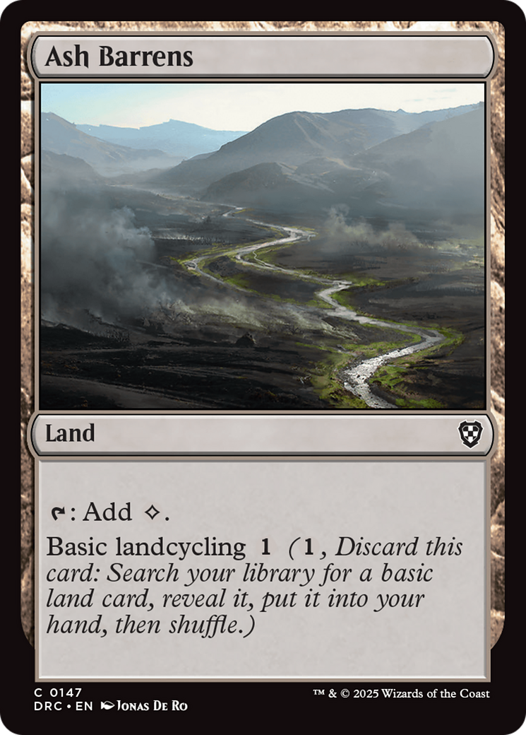 Ash Barrens [Aetherdrift Commander] | Galactic Gamez