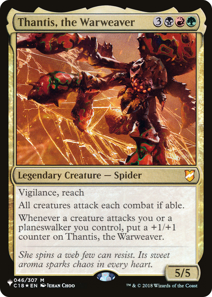 Thantis, the Warweaver [The List Reprints] | Galactic Gamez