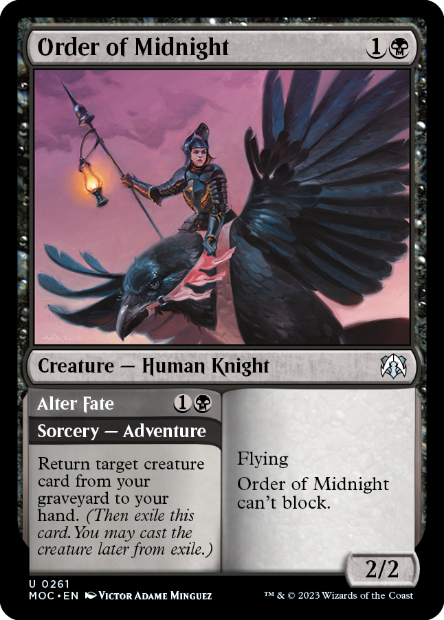 Order of Midnight // Alter Fate [March of the Machine Commander] | Galactic Gamez