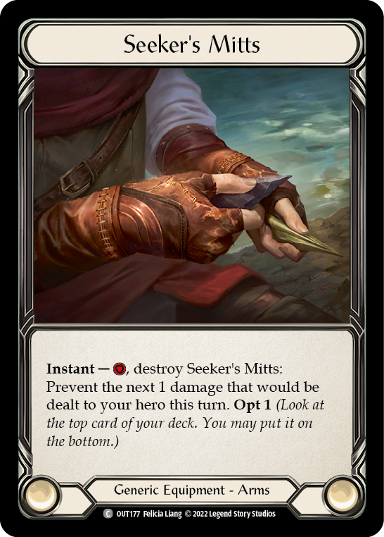 Seeker's Mitts [OUT177] (Outsiders) | Galactic Gamez