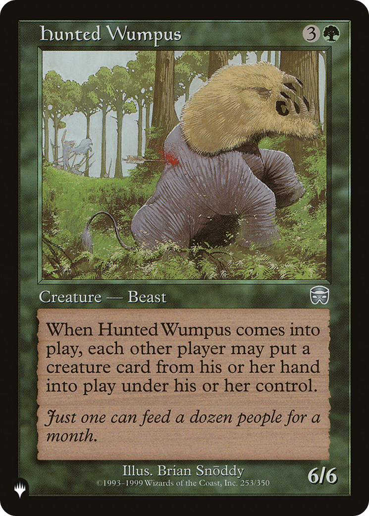 Hunted Wumpus [The List Reprints] | Galactic Gamez