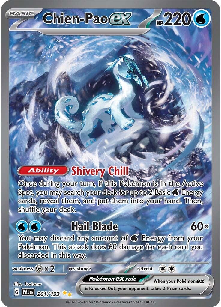 Chien-Pao ex (261/193) [Scarlet & Violet: Paldea Evolved] | Galactic Gamez