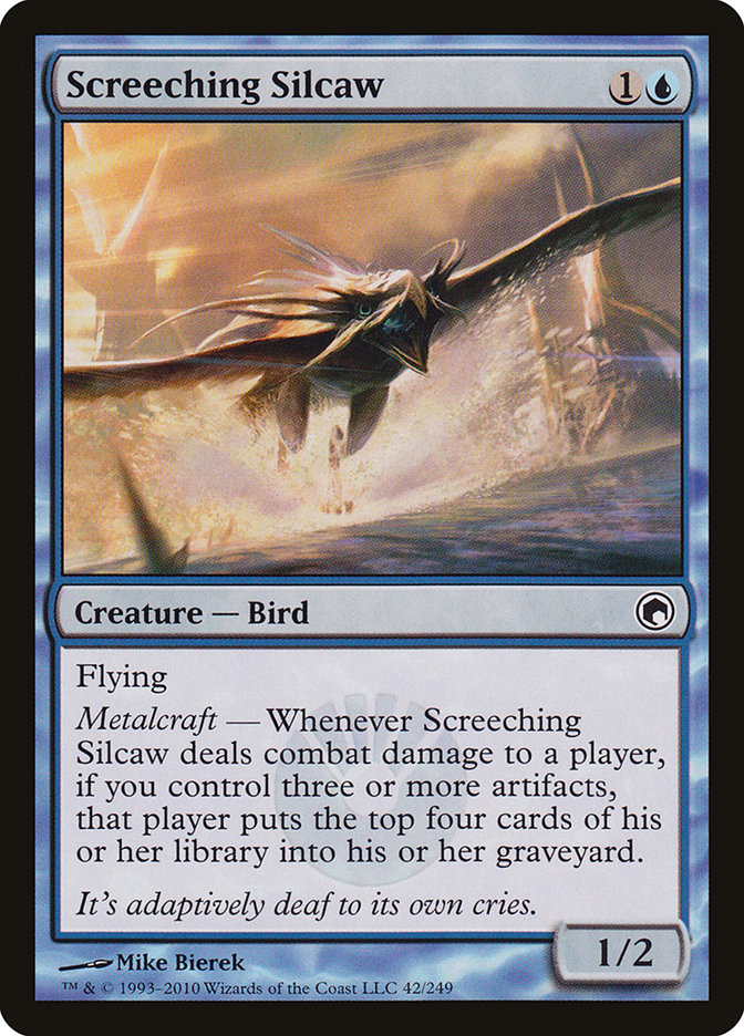 Screeching Silcaw [Scars of Mirrodin] | Galactic Gamez