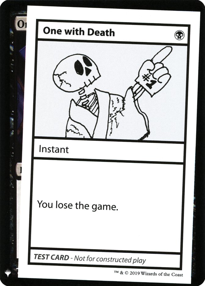 One with Death [Mystery Booster Playtest Cards] | Galactic Gamez