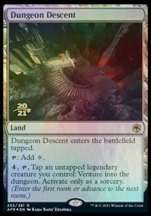 Dungeon Descent [Dungeons & Dragons: Adventures in the Forgotten Realms Prerelease Promos] | Galactic Gamez