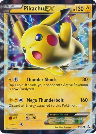 Pikachu EX (XY174) (Jumbo Card) [XY: Black Star Promos] | Galactic Gamez