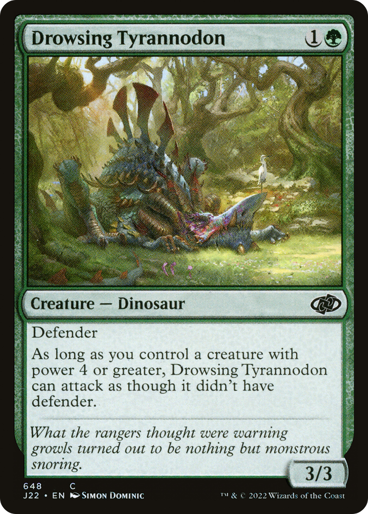 Drowsing Tyrannodon [Jumpstart 2022] | Galactic Gamez