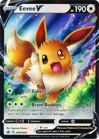 Eevee V (SWSH065) [Sword & Shield: Black Star Promos] | Galactic Gamez