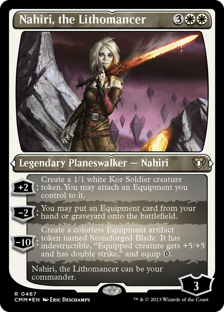 Nahiri, the Lithomancer (Foil Etched) [Commander Masters] | Galactic Gamez